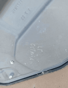 Mechanizm podnośnik szyby lewy tył Skoda Octavia II 1Z0839655B 4