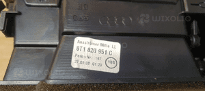 Kratka nawiewu powietrza środkowa Audi A4 B8 8T1820951C 5