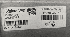 RENAULT CLIO IV CAPTUR sterownik silnika 0.9 TCE 237109221R 2