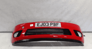 Zderzak przód przedni do ford fiesta MK6 K2 czerwony halogeny 1