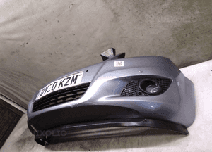 Zderzak przód przedni do opel zafira b lift fl Z163 szary błękitny pdc czujniki halogeny 2