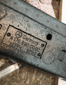 Mercedes W176 wkład bagaznika a1768900000 4