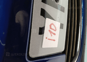 Zderzak przód przedni opel zafira b ii 2 lift fl Z21B granat granatowy pdc czujniki halogeny 4