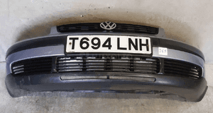 Zderzak przód przedni vw volkswagen passat B5 błękitny 1
