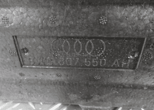 Pianka absorber zderzaka przedniego przód audi A4 B9 RS4 lift 2019- 8