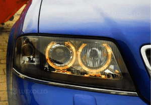 Lampy Reflektory AUDI A6 C5 1997 - 2001 DEPO Soczewki ŻARÓWKI H7 Gratis 8