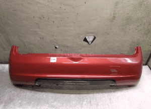 Zderzak tył tylny do nissan micra K12 lift fl bordowy bordo A32G 1