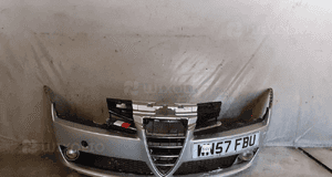 Zderzak przód przedni do alfa romeo 159 lakier 565/A halogeny srebrny 1
