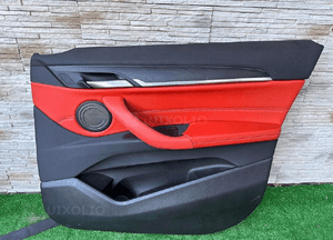 Fotele boczki kanapa oparcie wnętrze środek bmw X2 F39 magmarot 13