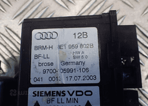 AUDI A4 B6 SILNICZEK SZYBY PRAWY PRZOD 8E1959802B RADOM 3