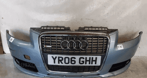 Zderzak przód przedni audi A3 8P lift fl s line S3 8P LY5J błękitny halogeny 1