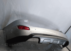 Zderzak tył tylny hyundai santafe 2 ii srebrny pdc czujniki 5