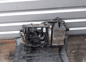 Chłodnica wody wentylator intercooler  opel astra h opel zafira b 1.7 cdti diesel 4