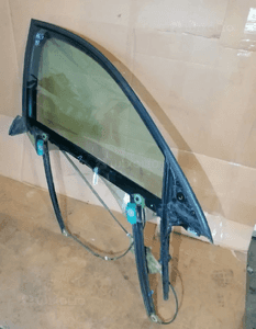 Mechanizm podnośnik szyby ramka prawy przód Audi A6 C6 3