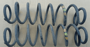 VW Fox Polo Skoda Fabia Seat Ibiza sprezyna zawieszenia tyl tylna 3