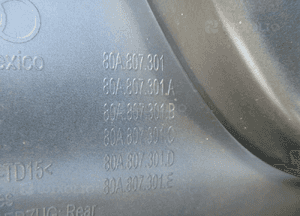 Audi Q5 80A zderzak tylny dyfuzor oryginał 7