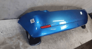 Zderzak tył tylny ford fiesta MK.6 6 vi 24 niebieski błękitny 4