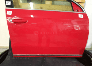 Drzwi przód przednie prawe vw volkswagen passat B7 LY3D czerwone 5