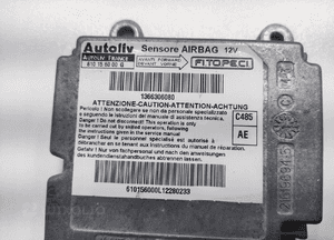 SENSOR MODUŁ STEROWNIK PODUSZEK AIR-BAG FIAT QUBO NEMO BIPPER 1366306080 4