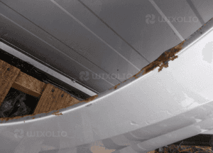 Peugeot 207 błotnik przedni przód lewy ezrc srebrny 2