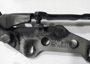Zawias zawiasy maski lewy prawy komplet bmw Z4 E85 7016172 7016171 2002-06 4