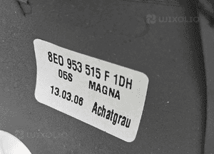 Oslona Kolumny Kierowniczej Tempomat Obudowa Pajak Manetki Kierownicy Achatgrau Audi A4 B6 B7 17