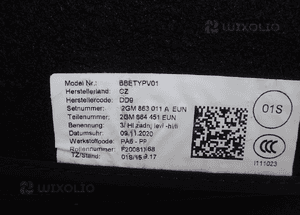 Dywaniki vw t-roc 2GM863011A radom 2