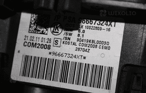 CITROEN C3 II DS3 przełącznik zespolony pod kierownicę 96667324XT 2