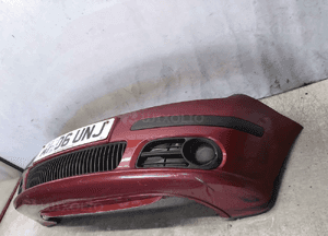Zderzak przód przedni skoda fabia i 1 lift fl 9770 bordo bordowy 2