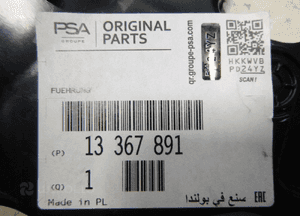 Opel astra j ślizg uchwyt mocowanie zderzaka oryg 10