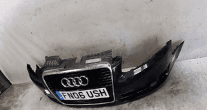 Zderzak przód przedni audi A4 B7 lift fl  s line  LY9B czarny halogeny 3