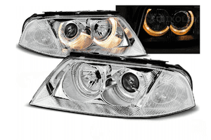 Lampy reflektory do vw passat B5 fl 3BG od 2000 do 2005 roku ringi soczewki 1