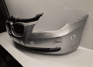 Zderzak przód przedni bmw E60 E61 seria 5 lift fl titansilber srebrny pdc czujniki spryskiwacze lamp xenon halogeny 3
