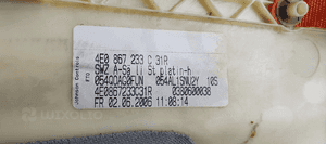 Osłona poszycie słupka lewy przód Audi A8 D3 4E0867233C 4E0867233 6