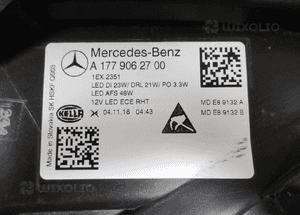 Lampa przód przednia prawa lewa mercedes a-klasa W177 full led 2018- 12