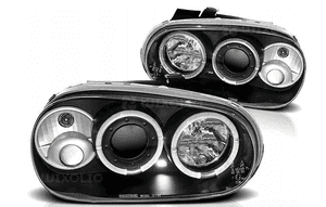 Lampy Reflektory  VW GOLF 4 IV OD 1997 DO 2003 Roku LED RINGI NOWE 2