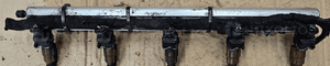 Volvo S40 V50 S60 V70 2.0 T  listwa wtryskowa wtryskiwacze wtryskiwacz 0280155831 9186840 1