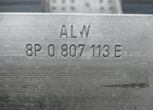 Pas wzmocnienie czołowe belka przednia przód audi A3 8P0 8P0805594A 8P0807113B 2005-2008 20