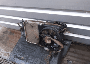 Chłodnica wody wentylator intercooler  opel astra h opel zafira b 1.7 cdti diesel 2