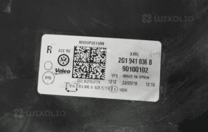 Vw polo 2G led lampa przednia prawa 3