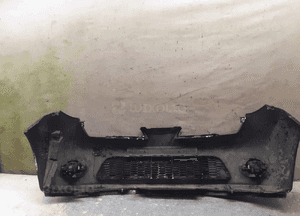Zderzak przód przedni nissan micra K12 lift fl KY5G szary grafitowy halogeny 5
