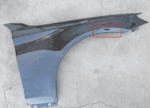 Mercedes S 222 błotnik przedni prawy przód 1