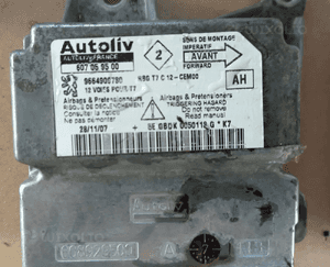 Peugeot 308 T7 sensor airbag sterownik poduszek powietrznych 9664909780  9665100080 1