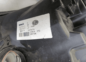 Lampa prawa prawy przód Dacia Sandero 2 II 2600107737R 7