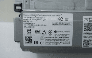 Ekran wyświetlacz radio bluetooth vw golf viii 5H0 2