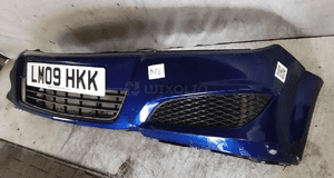 Zderzak przód przedni do opel astra h 3 iii lift fl Z21B granatowy uszkodzony dół 3