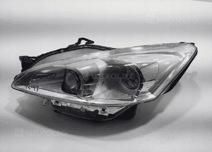 Lampa lewa lewy przód xenon led peugeot 508 i rxh 9676591580 2010-14 europa 3