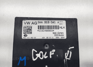 Moduł sterownik napięcia volkswagen golf vi 3AA919041A 2008-2012 4