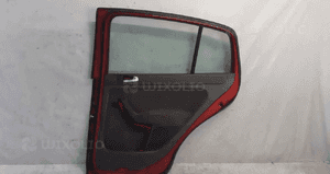 Drzwi tył tylne prawe do volkswagen vw golf v 5 plus bordo bordowa LA3X 5