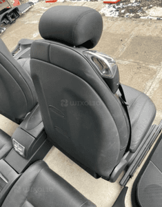 mercedes cl 216 fotel prawy wentylowany grzane dynamic czarna skora kanapa boczek siedzisko tunel 13